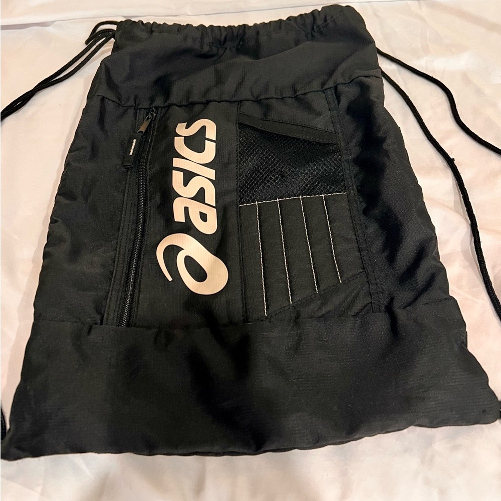 Asics Black Drawstring Backpack - Picture 3 of 6